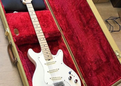 Olympic White with Maple Neck